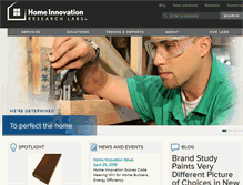 Tablet Screenshot of homeinnovation.com